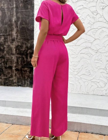 Salopetă lungă Shein, roz