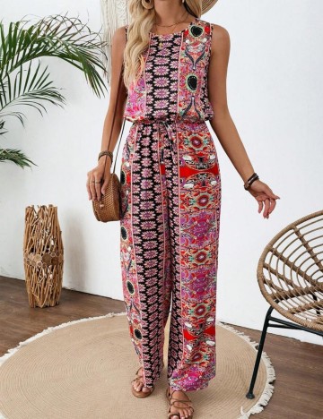 Salopetă lungă Shein, mix culori