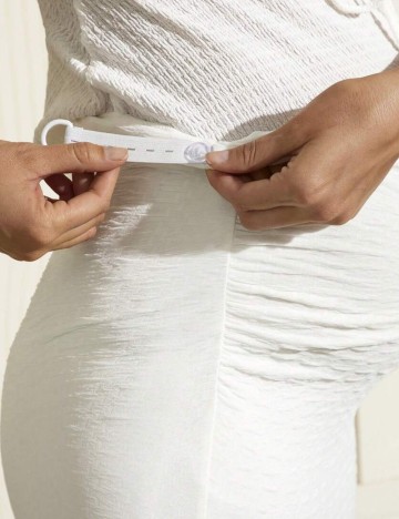 Fustă maxi Shein, alb