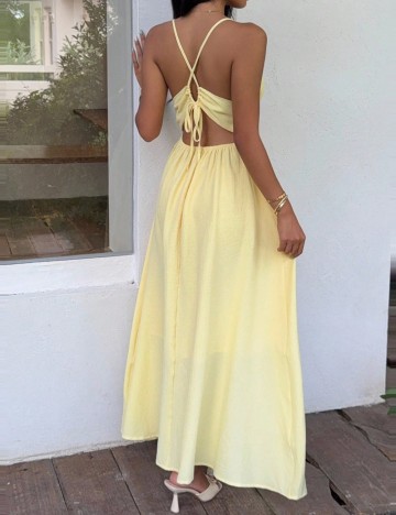 Rochie maxi Shein, galben