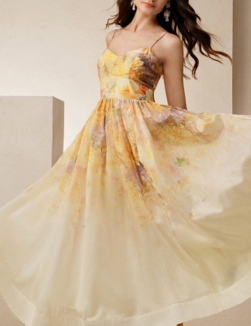 Rochie maxi Shein Anewsta, mix culori