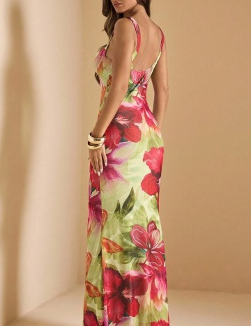 Rochie maxi Shein, mix culori