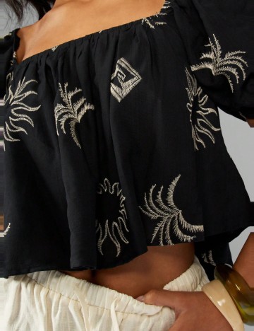 Top Missguided by Shein, negru