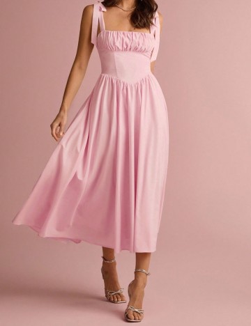 Rochie midi Shein, roz