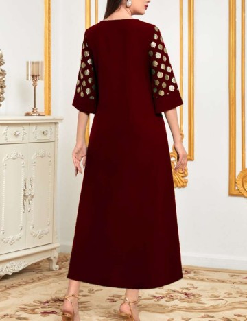 Rochie maxi Shein, vișiniu