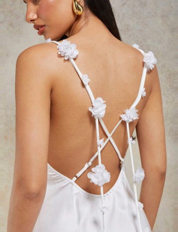 Rochie maxi Shein, alb