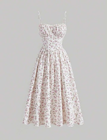 Rochie maxi Shein, mix culori