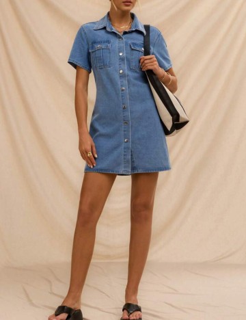 Rochie de blugi Shein, albastru