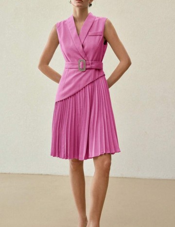 Rochie midi Shein, roz