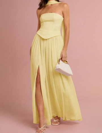 Rochie maxi Shein, galben