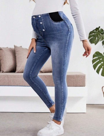 Jeans Shein, albastru