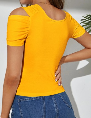 Tricou Shein, portocaliu