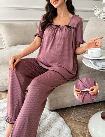 Compleu pijamale Shein, mov