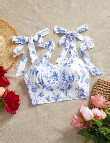 Top Shein, mix culori