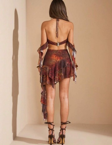 Rochie mini Shein BAE, mix culori