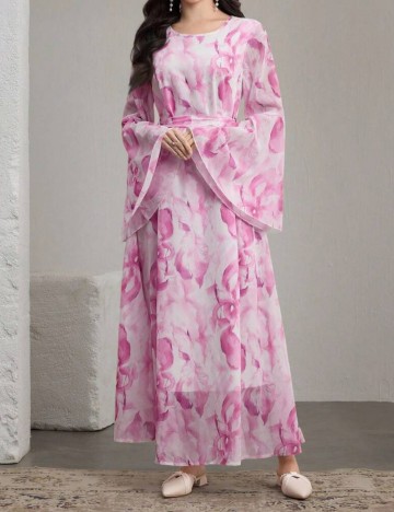 Rochie maxi Shein, mix culori