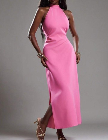 Rochie maxi Shein, roz