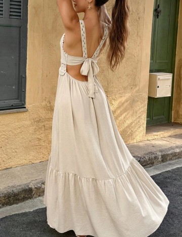 Rochie maxi Shein, bej