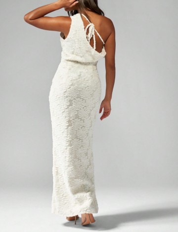 Rochie maxi Shein Missguided, alb