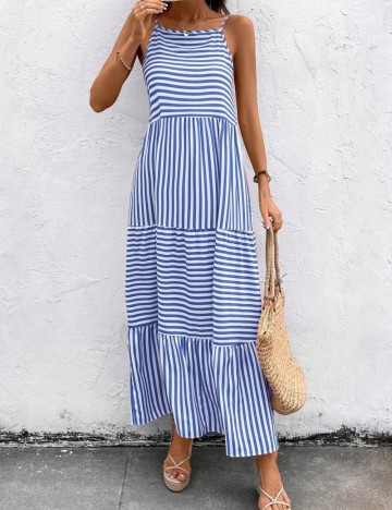 Rochie maxi Shein, mix culori