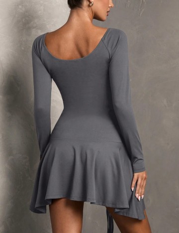 Rochie midi Shein, gri