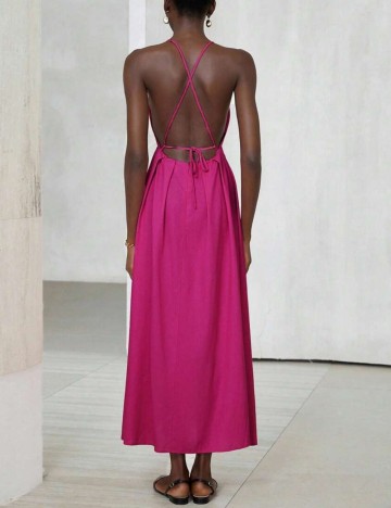 Rochie midi Shein, roz