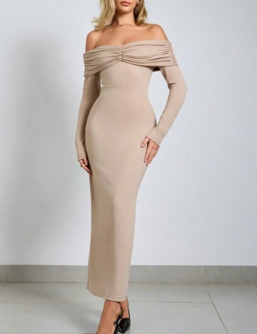 Rochie maxi Shein, bej