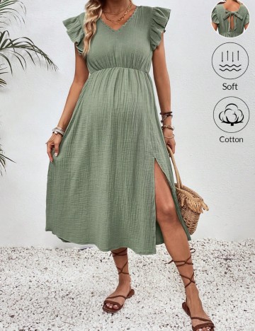 Rochie midi Shein, verde