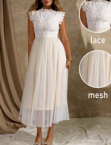 Rochie midi Shein, bej