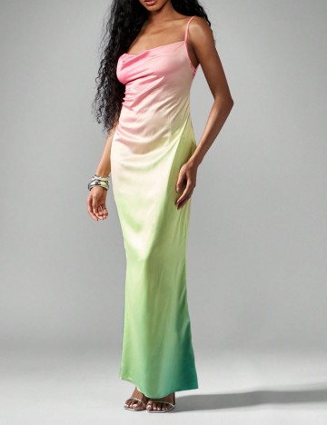 Rochie midi Shein, mix culori