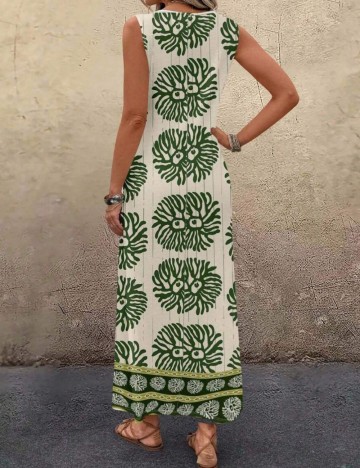 Rochie maxi Shein Curve+, mix culori