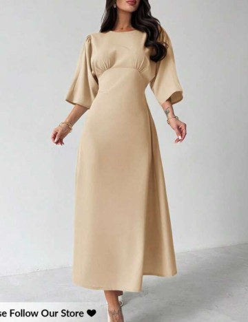 Rochie midi Shein, crem