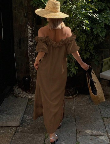 Rochie maxi Shein, maro