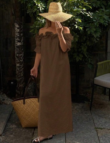 Rochie maxi Shein, maro