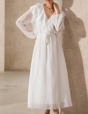 Rochie maxi Shein, alb