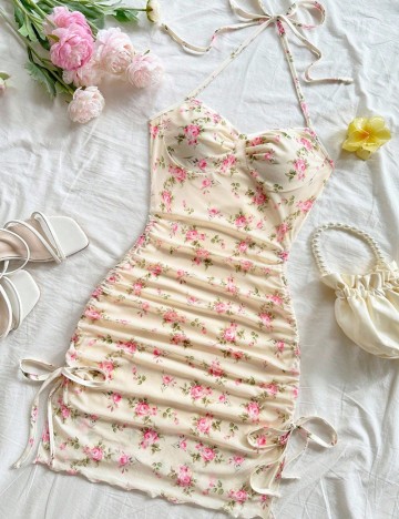 Rochie mini Shein, crem