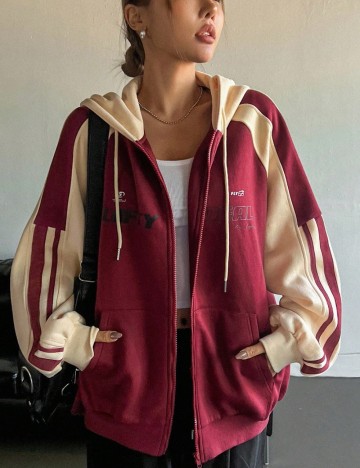 Hanorac Casual Shein DAZY, mix culori