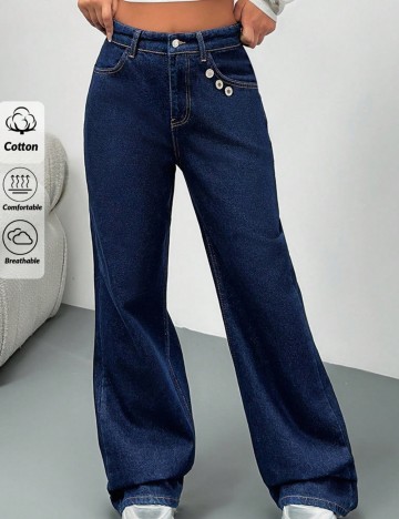 Jeans Shein, albastru