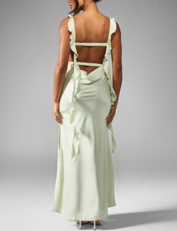 Rochie maxi Shein Missguided, verde