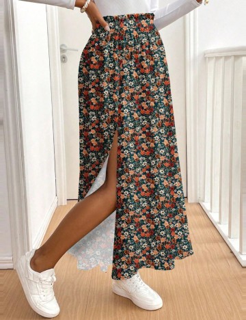 Fustă midi Shein, mix culori