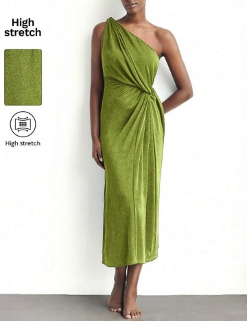 Rochie midi Shein, verde