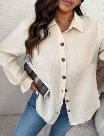 Cămașă Shein, crem