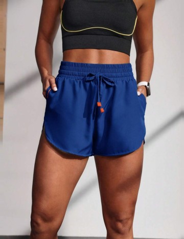 Pantaloni scurți Shein, albastru