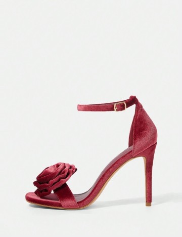 Sandale Cu Toc Shein, vișiniu