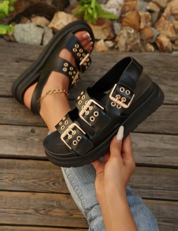 Sandale Shein, negru