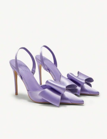 Sandale Cu Toc Shein, mov