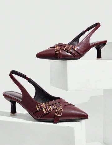 Pantofi Sport Shein CUCCOO, vișiniu