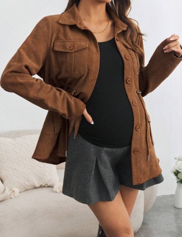 Jachetă Shein, maro