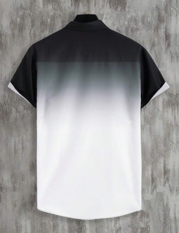 Cămașă cu m&acirc;necă scurtă Shein, mix culori