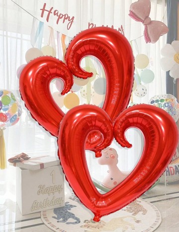 Set baloane Shein, roșu